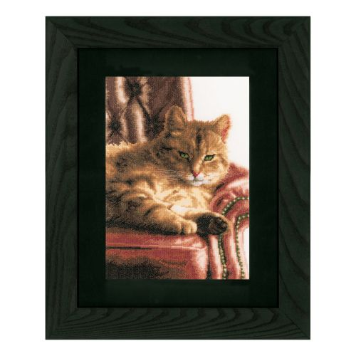 <strong>Lanarte PN-0021762 Relaxed Tabby Counted Cross Stitch Kit</strong> <em>Lanarte PN-0021762</em>