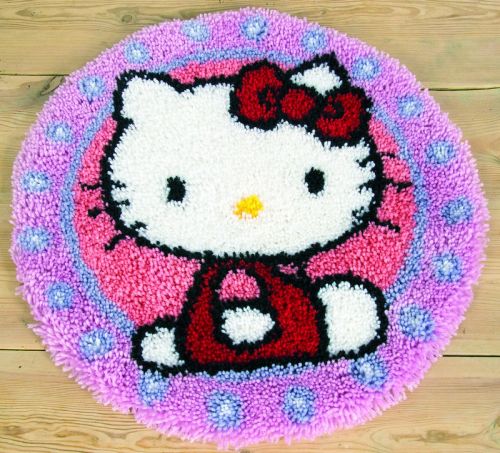 <strong>Latch Hook Rug Kit Hello Kitty</strong> <em>Vervaco PN-0147570</em>