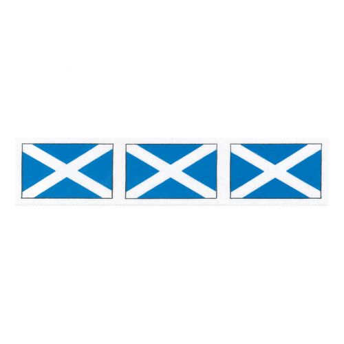 Berisfords Blue & White Scotish St. Andrews Cross Flag Ribbon (20m spool)