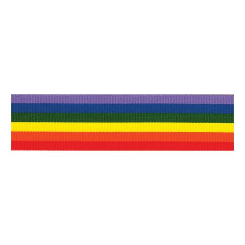 <strong>Berisfords Multicolour Rainbow Ribbon (20m spool)</strong> <em>Berisfords Ribbon R60003----1</em>