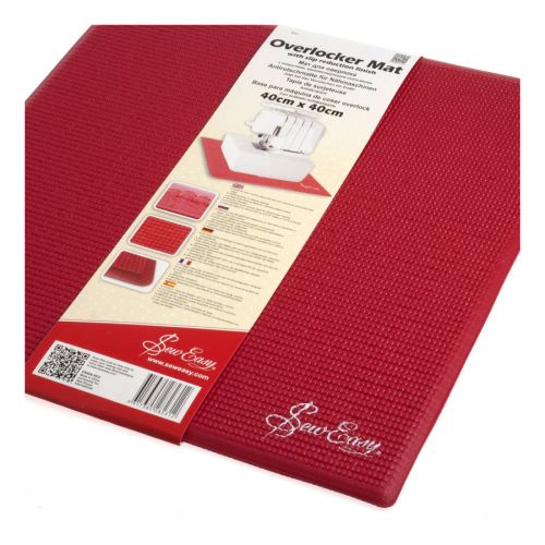 <strong>Sew Easy ER906.RED | Overlocker Slip Reduction Mat | 40 x 40cm</strong> <em>Sew Easy ER906-RED</em>