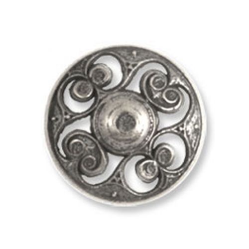 <strong>Metal Filigree Button G4227 | 19mm (Pack of 50)</strong> <em>Trimits G422730--</em>