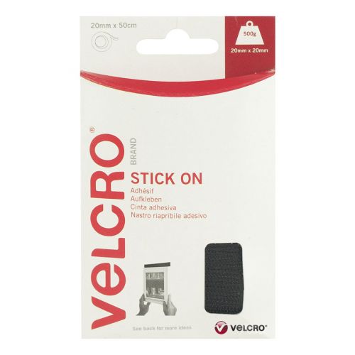 <strong>Velcro Tape Stick On Black</strong> <em>Velcro V602---STSTBLK</em>