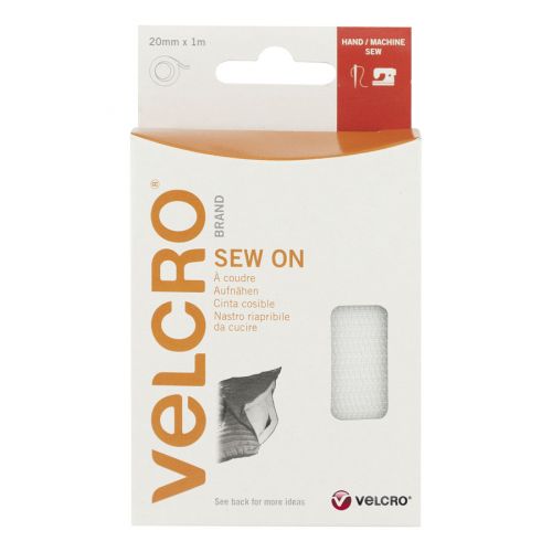 <strong>Velcro Tape Sew On White</strong> <em>Velcro V602---SWSWWHT</em>