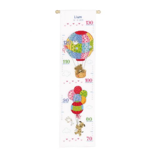 <strong>Counted Cross Stitch Kit: Height Chart Travelling</strong> <em>Vervaco PN-0148197</em>