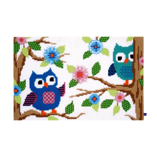 <strong>Cross Stitch Rug: Owl Talk</strong> <em>Vervaco PN-0153851</em>