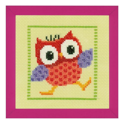 <strong>Counted Cross Stitch Kit: Red Owl</strong> <em>Vervaco PN-0154255</em>