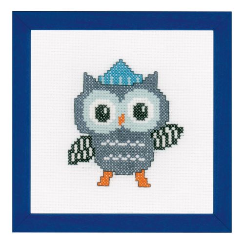 <strong>Counted Cross Stitch Kit: Owl in Hat</strong> <em>Vervaco PN-0154349</em>