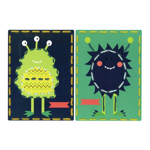 <strong>Embroidery Cards: Space Monsters (Set of 2)</strong> <em>Vervaco PN-0157037</em>