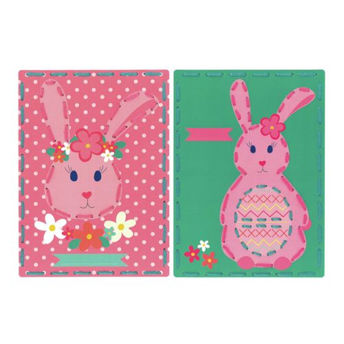 <strong>Embroidery Cards: Rabbit with Flowers (Set of 2)</strong> <em>Vervaco PN-0157041</em>