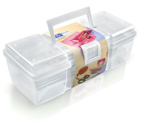 Sewing Kit Tool Box :: Clear