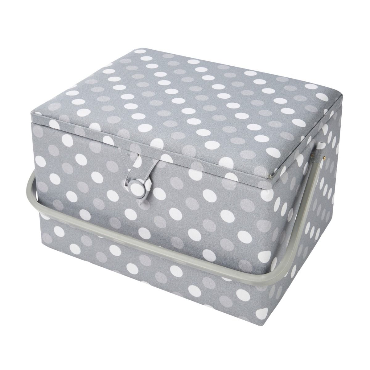 large sewing basket with compartments