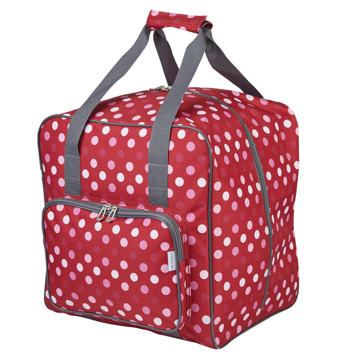 Buy Red Polka Large Overlocker Bag