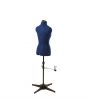 Sewing Online Adjustable Dressmakers Dummy, in Navy Fabric with Hem Marker, Dress Form Size 10 to 16 - Pin, Measure, Fit and Display your Clothes on this Tailors Dummy - 023816-NVY