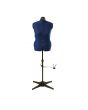 <strong>Adjustable Dressmakers Dummy</strong> <span>in Navy Fabric with Hem Marker, Dress Form Size 16 to 22, Pin, Measure, Fit and Display your Clothes on this Tailors Dummy</span> <em>Sewing Online 023817-NVY</em>