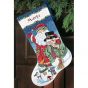 Santa And Snowman Christmas Cross Stitch Kit