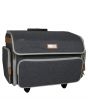 <strong>XL Sewing Machine Trolley Bag on 4 Wheels</strong><span>Heather Grey, 360 degree Rolling Sewing Case, 4 Wheeled Overlocker or Sewing Machine Trolley Bag for Brother, singer and most machines</span><em>Everything Mary EVM13343-1</em>