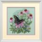 Butterflies And Daisies Counted Cross Stitch Kit