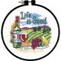 <strong>Life Is Good Beginners Cross Stitch Kit</strong> <em>Dimensions D72-73545</em>