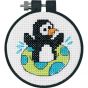 Playful Penguin Beginners Cross Stitch Kit
