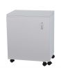Compact White Sewing Machine Cabinet with Lift Mechanism - 101