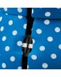Adjustable 8-Part Dressmaking Dummy UK 10-16 Duck Egg Blue Polka Dot Adjustoform