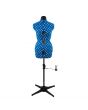 Sewing Online Adjustable Dressmakers Dummy, in Duckegg Polka Dot with Hem Marker, Dress Form Sizes 6 to 22 - Pin, Measure, Fit and Display your Clothes on this Tailors Dummy - 5902