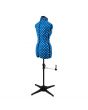 Sewing Online Adjustable Dressmakers Dummy, in Duckegg Polka Dot with Hem Marker, Dress Form Sizes 6 to 22 - Pin, Measure, Fit and Display your Clothes on this Tailors Dummy - 5902