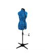 Sewing Online Adjustable Dressmakers Dummy, in Duckegg Polka Dot with Hem Marker, Dress Form Sizes 10 to 16 - Pin, Measure, Fit and Display your Clothes on this Tailors Dummy - 5902A