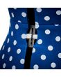 Sewing Online Adjustable Dressmakers Dummy, in Navy Polka Dot with Hem Marker, Dress Form Sizes 10 to 20 - Pin, Measure, Fit and Display your Clothes on this Tailors Dummy - 5903