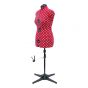 Adjustable 8-Part Dressmaking Dummy UK 16-20 Red Polka Dot | Adjustoform 5904B