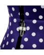 Adjustable 8-Part Dressmakers Dummy UK 20-22 Purple Polka Dot | Adjustoform 5906C
