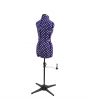 Polka Dot Adjustable Dressmakers Dummy Purple