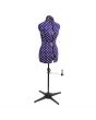 <strong>Adjustable Dressmakers Dummy</strong> <span>in Purple Polka Dot with Hem Marker, Dress Form Sizes 6 to 22, Pin, Measure, Fit and Display your Clothes on this Tailors Dummy</span> <em>Sewing Online 5906</em>