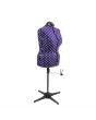 Adjustable 8-Part Dressmakers Dummy UK 20-22 Purple Polka Dot | Adjustoform 5906C