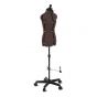 Sewing Online Adjustable Trouser Dressmakers Dummy, Olivia in Brown Fabric with Hem Marker, Dress Form Sizes 6 to 22 - Pin, Measure, Fit and Display your Clothes on this Tailors Dummy - FG110-0-3-