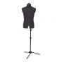 Sewing Online Adjustable Trouser / Tailors Dummy, Male Dress Form in Charcoal Grey, with Metal Stand Chest Size 94-114 cm - Pin, Measure, Fit and Display your Clothes on this Dressmakers Dummy - FG150