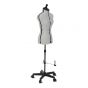 Sewing Online Adjustable Dressmakers Dummy, Celine Standard Plus in Grey Fabric with Hem Marker, Dress Form Sizes 10 to 22 - Pin, Measure, Fit and Display your Clothes on this Tailors Dummy - FG96-0-2-