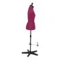 <strong>Adjustable Dressmakers Dummy</strong> <span>Celine Standard in Fuchsia Fabric with Hem Marker, Dress Form Sizes 10 to 16, Pin, Measure, Fit and Display your Clothes on this Tailors Dummy</span> <em>Sewing Online FG970</em>