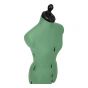 <strong>Adjustable Dressmakers Dummy</strong> <span>Celine Deluxe in Quince Green Fabric with Hem Marker, Dress Form Sizes 10 to 16, Pin, Measure, Fit and Display your Clothes on this Tailors Dummy</span> <em>Sewing Online FG980</em>