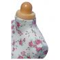 <strong>Adjustable Dressmakers Dummy</strong> <span>Rosebuds Floral Fabric with Natural Wooden Stand, Dress Form Sizes 20 to 22, Pin, Measure, Fit and Display your Clothes on this Tailors Dummy</span> <em>Sewing Online 5912C</em>