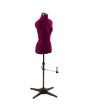<strong>Adjustable Dressmakers Dummy</strong> <span>in Wine Fabric with Hem Marker, Dress Form Sizes 10 to 22, Pin, Measure, Fit and Display your Clothes on this Tailors Dummy</span> <em>Sewing Online 02381--WINE</em>