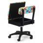 Hydraulic Sewing Chair Sew Wow Black with Sewing Notions Design - HT2015