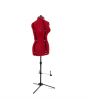 <strong>Adjustable Dressmakers Dummy</strong> <span>Supafit in Red Fabric with Hem Marker, Dress Form Sizes 16 to 20, Pin, Measure, Fit and Display your Clothes on this Tailors Dummy</span> <em>Sewing Online FG013</em>