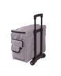 Sewing Online Sewing Machine Trolley Bag on Wheels, Grey | 47 x 38 x 24cm | Sewing Machine Storage for Janome, Brother, Singer, Bernina, and Most Machines - 006105-GREY