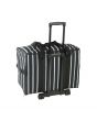 Sewing Online Extra Large Sewing Machine Trolley Bag on Wheels, Black with White Stripes | 63 x 43 x 30cm | Sewing Machine Storage for Janome, Brother, Singer, Bernina, and Most Machines - 006107-STRIPE-BLK