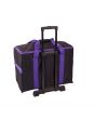 Sewing Online Extra Large Sewing Machine Trolley Bag on Wheels, Black with Purple Trim | 63 x 43 x 30cm | Sewing Machine Storage for Janome, Brother, Singer, Bernina, and Most Machines - 006107-BLK-PURPLE