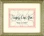 Happily Ever After Wedding Record Mini Counted Cross Stitch Kit