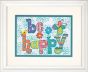 <strong>Be Happy Stamped Cross Stitch Kit</strong> <em>Dimensions D70-65115</em>