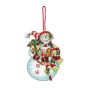Counted Cross Stitch: Ornament: Snowman with Sweets